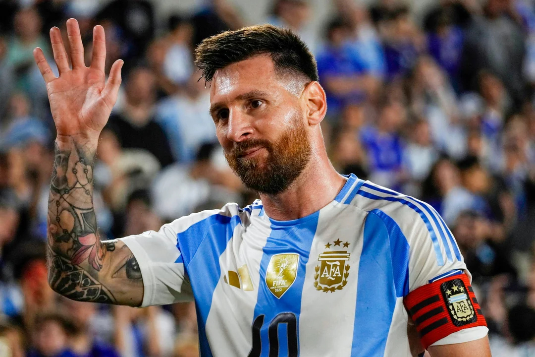 Messi se despidió del “Indio” Solari